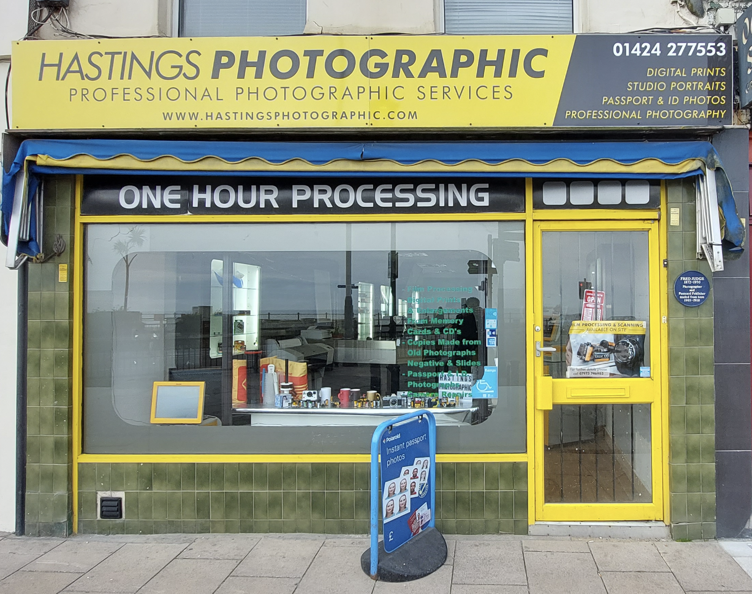 Hastings Photographic at 42 White Rock, Hastings seafront
