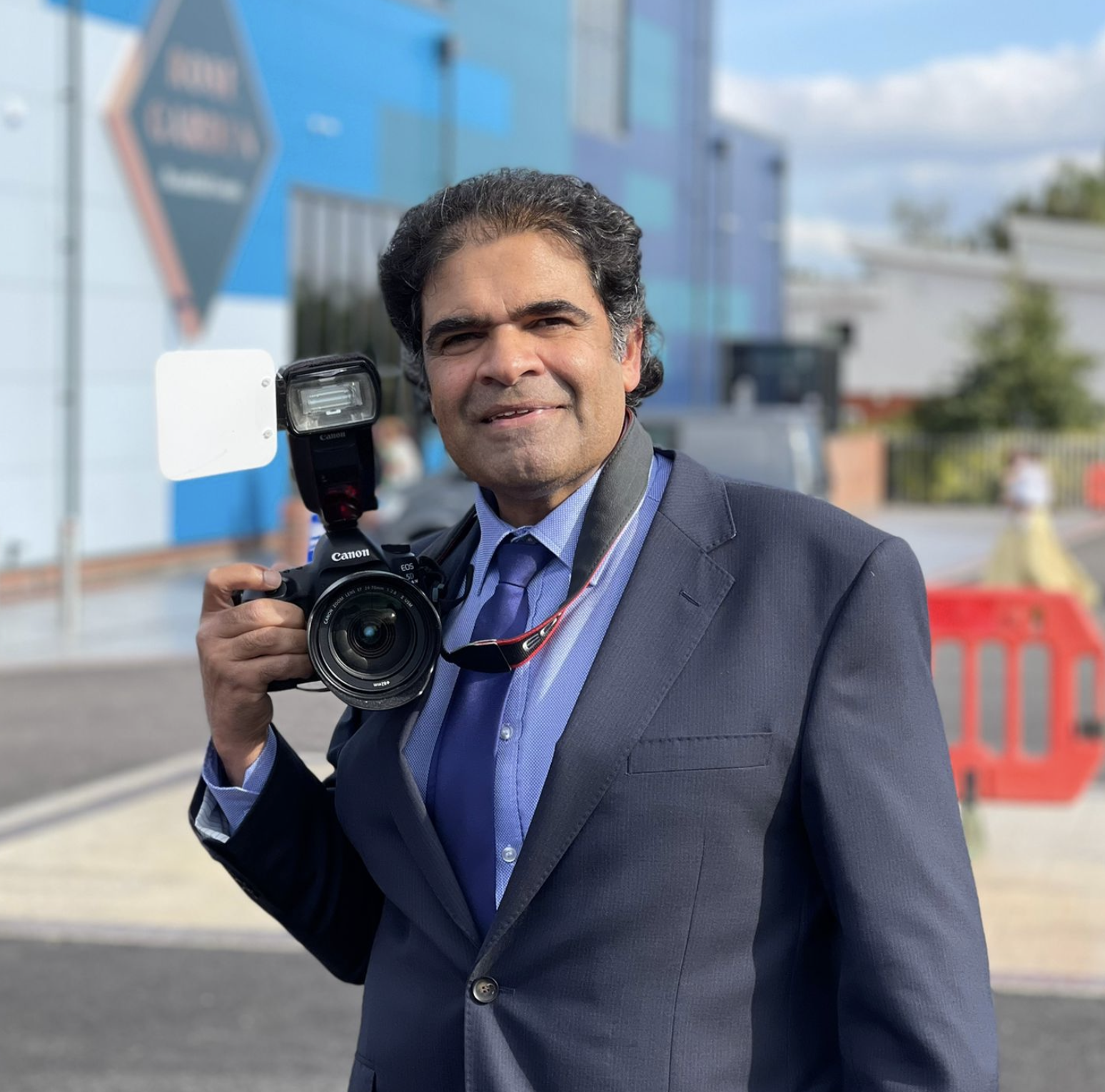 Tariq Chaudry, professional photographer and owner of Hastings Photographic